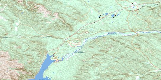 Nordegg Topo Map 083C08 at 1:50,000 scale - National Topographic System of Canada (NTS) - Toporama map