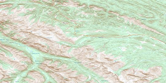 Mountain Park Topo Map 083C14 at 1:50,000 scale - National Topographic System of Canada (NTS) - Toporama map