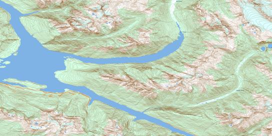 Wood Arm Topographic map 083D01 at 1:50,000 Scale