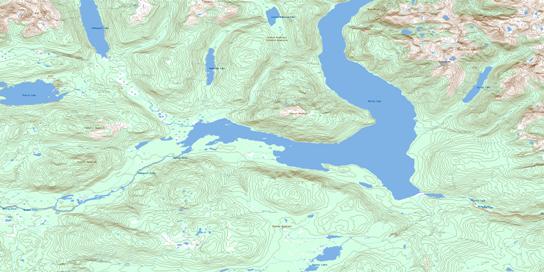 Murtle Lake Topo Map 083D04 at 1:50,000 scale - National Topographic System of Canada (NTS) - Toporama map