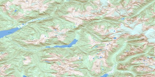 Angus Horne Lake Topo Map 083D05 at 1:50,000 scale - National Topographic System of Canada (NTS) - Toporama map