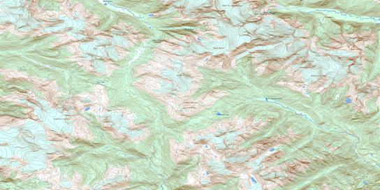 Azure River Topo Map 083D12 at 1:50,000 scale - National Topographic System of Canada (NTS) - Toporama map