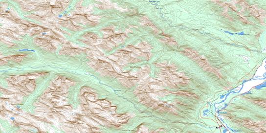 Snaring River Topo Map 083E01 at 1:50,000 scale - National Topographic System of Canada (NTS) - Toporama map