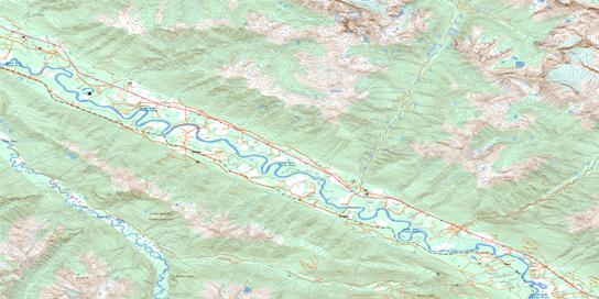 Croyden Topographic map 083E04 at 1:50,000 Scale