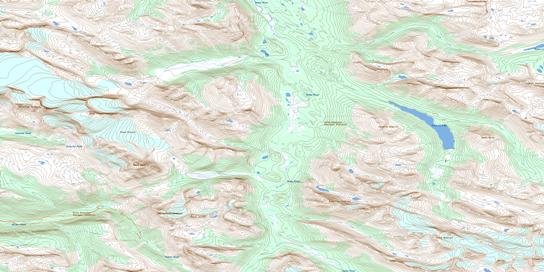 Twintree Lake Topographic map 083E06 at 1:50,000 Scale