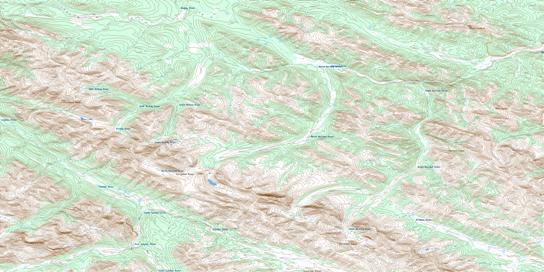 Adams Lookout Topo Map 083E10 at 1:50,000 scale - National Topographic System of Canada (NTS) - Toporama map