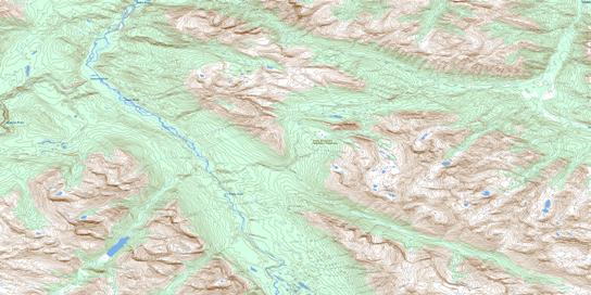 Hardscrabble Creek Topo Map 083E11 at 1:50,000 scale - National Topographic System of Canada (NTS) - Toporama map