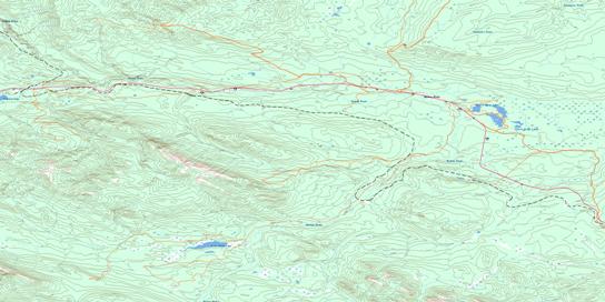 Pierre Greys Lakes Topo Map 083E15 at 1:50,000 scale - National Topographic System of Canada (NTS) - Toporama map