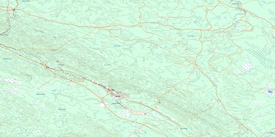 Foothills Topo Map 083F02 at 1:50,000 scale - National Topographic System of Canada (NTS) - Toporama map