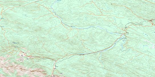 Cadomin Topo Map 083F03 at 1:50,000 scale - National Topographic System of Canada (NTS) - Toporama map