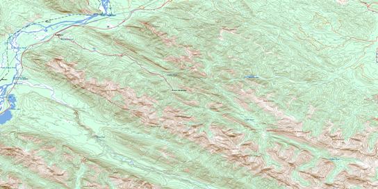 Miette Topo Map 083F04 at 1:50,000 scale - National Topographic System of Canada (NTS) - Toporama map