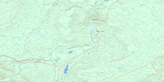 Gregg Lake Topo Map 083F12 at 1:50,000 scale - National Topographic System of Canada (NTS) - Toporama map