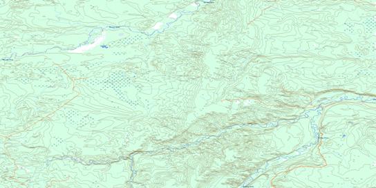 Hightower Creek Topo Map 083F13 at 1:50,000 scale - National Topographic System of Canada (NTS) - Toporama map