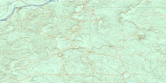 Nosehill Creek Topo Map 083F15 at 1:50,000 scale - National Topographic System of Canada (NTS) - Toporama map