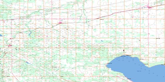 Warburg Topo Map 083G01 at 1:50,000 scale - National Topographic System of Canada (NTS) - Toporama map