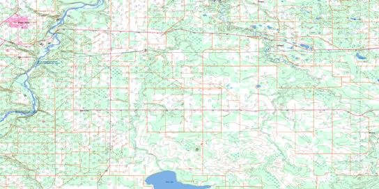 Drayton Valley Topographic map 083G02 at 1:50,000 Scale