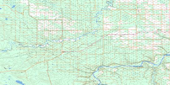 Blue Rapids Topo Map 083G03 at 1:50,000 scale - National Topographic System of Canada (NTS) - Toporama map