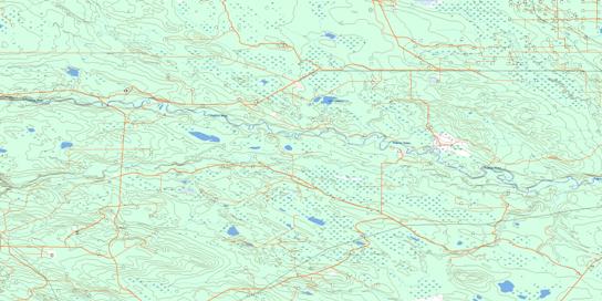 Zeta Lake Topo Map 083G04 at 1:50,000 scale - National Topographic System of Canada (NTS) - Toporama map