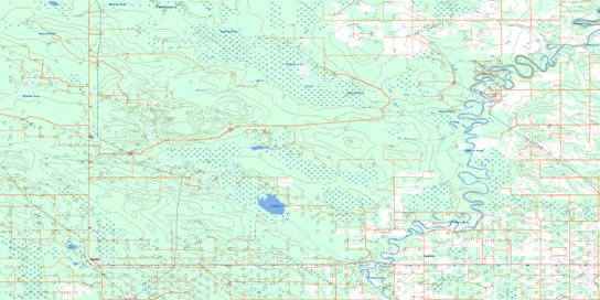 Easyford Topo Map 083G06 at 1:50,000 scale - National Topographic System of Canada (NTS) - Toporama map
