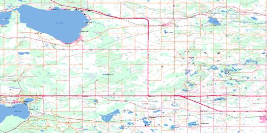 Onoway Topo Map 083G09 at 1:50,000 scale - National Topographic System of Canada (NTS) - Toporama map