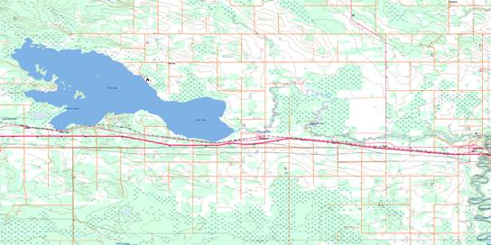 Chip Lake Topographic map 083G11 at 1:50,000 Scale