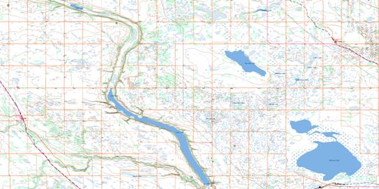 Bittern Lake Topographic map 083H03 at 1:50,000 Scale