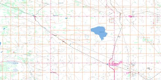 Morinville Topo Map 083H13 at 1:50,000 scale - National Topographic System of Canada (NTS) - Toporama map