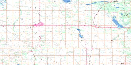 Westlock Topo Map 083I04 at 1:50,000 scale - National Topographic System of Canada (NTS) - Toporama map