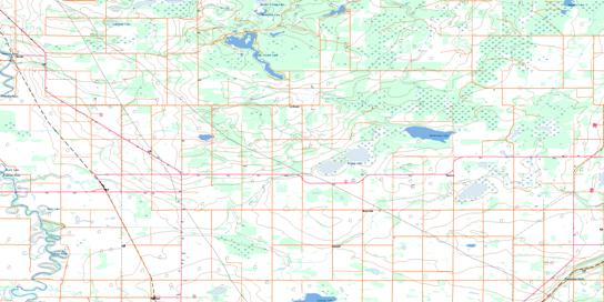Dapp Topo Map 083I05 at 1:50,000 scale - National Topographic System of Canada (NTS) - Toporama map