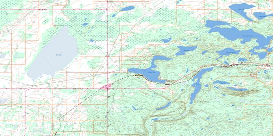 Boyle Topo Map 083I10 at 1:50,000 scale - National Topographic System of Canada (NTS) - Toporama map