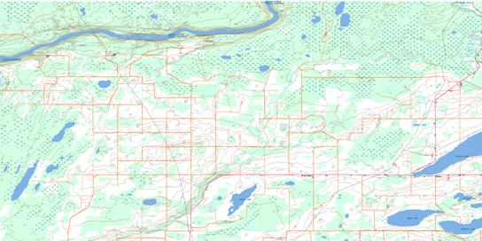 Grassland Topographic map 083I15 at 1:50,000 Scale
