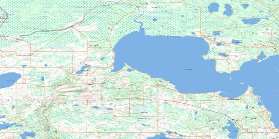 Plamondon Topo Map 083I16 at 1:50,000 scale - National Topographic System of Canada (NTS) - Toporama map
