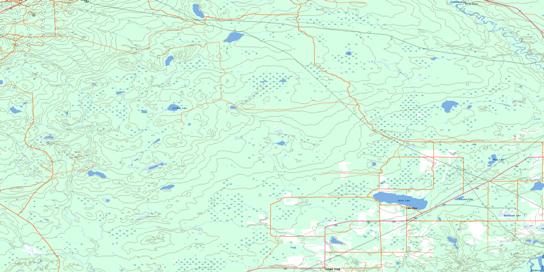 Christmas Creek Topo Map 083J06 at 1:50,000 scale - National Topographic System of Canada (NTS) - Toporama map