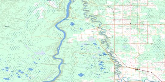Flatbush Topo Map 083J09 at 1:50,000 scale - National Topographic System of Canada (NTS) - Toporama map
