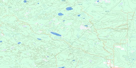 Timeu Creek Topo Map 083J10 at 1:50,000 scale - National Topographic System of Canada (NTS) - Toporama map