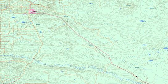 Swan Hills Topographic map 083J11 at 1:50,000 Scale
