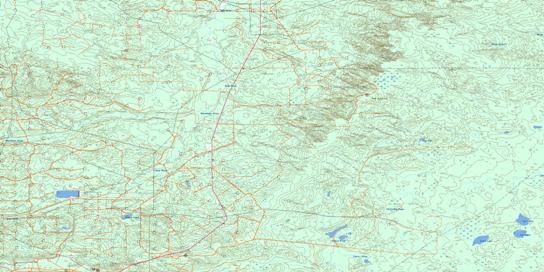 Deer Mountain Topographic map 083J14 at 1:50,000 Scale
