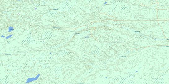 Jessie Lake Topographic map 083J15 at 1:50,000 Scale
