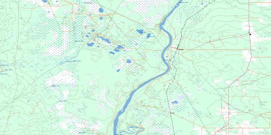 Chisholm Topo Map 083J16 at 1:50,000 scale - National Topographic System of Canada (NTS) - Toporama map