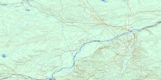 Marsh Head Creek Topo Map 083K02 at 1:50,000 scale - National Topographic System of Canada (NTS) - Toporama map