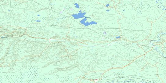 Tony Creek Topo Map 083K06 at 1:50,000 scale - National Topographic System of Canada (NTS) - Toporama map