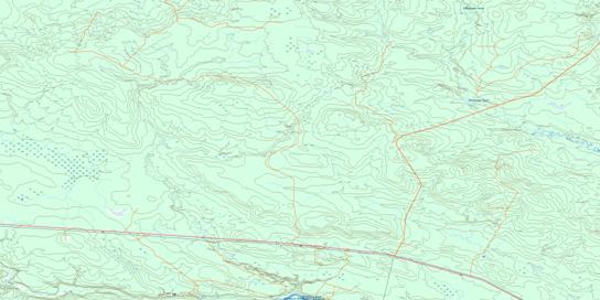 Two Creek Topographic map 083K08 at 1:50,000 Scale