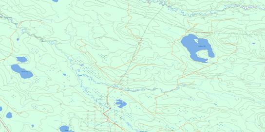Atikkamek Creek Topographic map 083K10 at 1:50,000 Scale