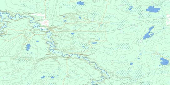 Long Lake Topo Map 083K13 at 1:50,000 scale - National Topographic System of Canada (NTS) - Toporama map