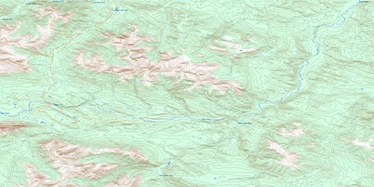 Kakwa Falls Topo Map 083L04 at 1:50,000 scale - National Topographic System of Canada (NTS) - Toporama map