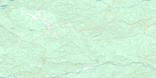 Chicken Creek Topo Map 083L06 at 1:50,000 scale - National Topographic System of Canada (NTS) - Toporama map