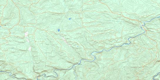 Prairie Creek Topo Map 083L07 at 1:50,000 scale - National Topographic System of Canada (NTS) - Toporama map