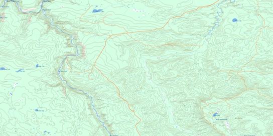 Lingrell Lake Topo Map 083L12 at 1:50,000 scale - National Topographic System of Canada (NTS) - Toporama map