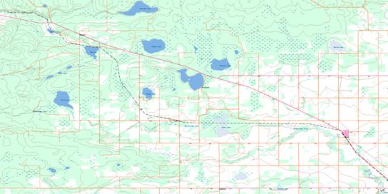 Hythe Topo Map 083M05 at 1:50,000 scale - National Topographic System of Canada (NTS) - Toporama map