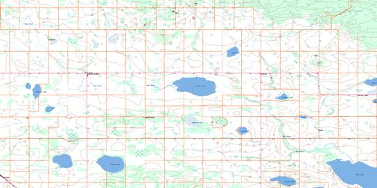 La Glace Topographic map 083M06 at 1:50,000 Scale